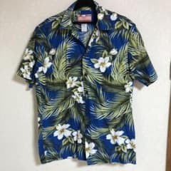 ［本日のみ値下げ］アロハシャツ ブルーのサムネイル