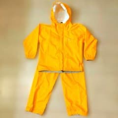 mont-bell キッズ レインスーツ 上下セット 120cm イエロー - メルカリ