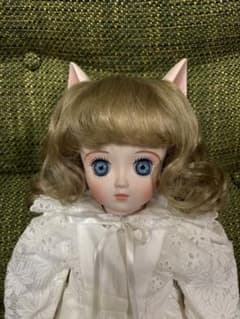 綿の国星 ホワイトドリーム 夢みるチビ猫 復刻版 ビスクドール - メルカリ