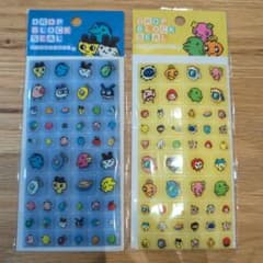 たまごっち　タイルみたいなシール　ドロップブロックシールのサムネイル