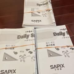 サピックス☆6年☆算数☆デイリーサピックス☆デイリーサポート - メルカリ