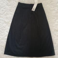 新品タグ付 MARGARET HOWELL ウールコットン ミモレ丈スカート Ⅰ