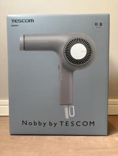 新品未開封】TESCOM Nobby ヘアドライヤー グレー NIB400A - メルカリ
