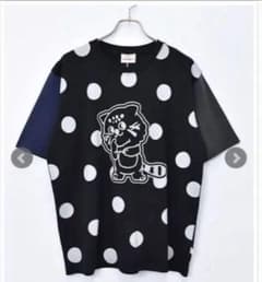 新作❣️ ドラッグストアーズ　モフマヌル　ドット バックロゴ Tシャツ　マヌルネコ 新作❣️ ドラッグストアーズ モフマヌル ドット バックロゴ Tシャツ