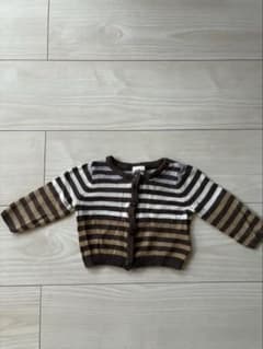 H&M ベビー ボーダーニットカーディガンのサムネイル