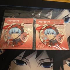 ブルーロック 氷織羊 Valentine ビックグリッター缶バッジ 2点セット