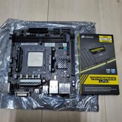 ryzen2700 + x370 itxマザボ + 16gbメモリ セットのサムネイル