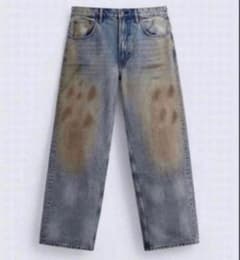 ZARA ヴィンテージ加工バギーフィットジーンズ EU42 ZARA ヴィンテージ加工バギーフィットジーンズ EU42 アクネ風 - メルカリ