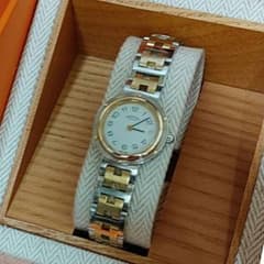 みゆ様専用エルメス時計極極美品クリッパー/新品電池新品仕上げ正常