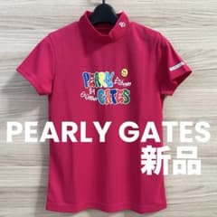 70%OFF☆新品パーリーゲイツ モックネックシャツ ピンク 0 - メルカリ