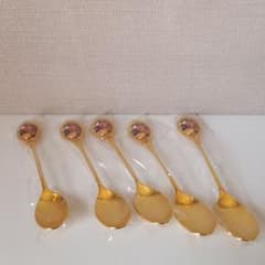 エインズレイ オーチャードゴールド スプーン 5本 - メルカリ