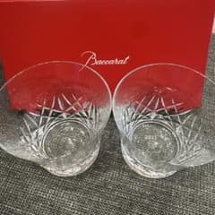 Baccarat カットクリスタルグラス 2個セットのサムネイル