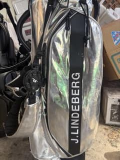J.LINDEBERG ゴルフバッグ キャディバッグ シルバー　ベゼルコラボのサムネイル