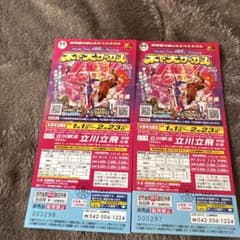 木下大サーカス チケット 2枚 立川立飛のサムネイル