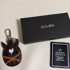 新品・箱付き】ソメスサドル SOMES レザー キーホルダー