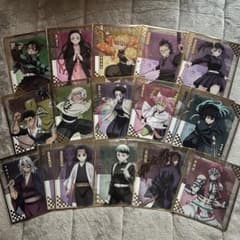 アニプレックスオンラインくじ 鬼滅の刃 F賞 クリア色紙 17枚セット