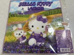 ハローキティ　ご当地　ハンドタオル　北海道　ラベンダーのサムネイル