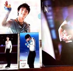 羽生結弦 メモ帳2点 クリアファイル2点 新品未使用のサムネイル