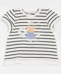新品タグ付未使用品 プティマイン　petit main Tシャツ 130cm