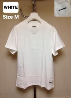 新品 M JIL SANDER 23aw パックTシャツ バラ 白 6589 新品 M JIL SANDER 23aw パックTシャツ バラ 白 6589 - メルカリ