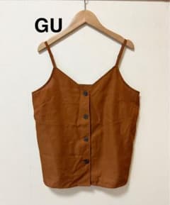 GU ジーユー キャミソール ビスチェ オレンジ系のサムネイル