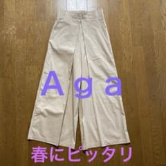 ヤマダヤ ベージュ ワイドパンツのサムネイル