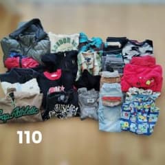 110男の子秋冬まとめ売り 25点セット大量アウターパンツパーカーシャツgapのサムネイル
