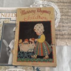 レア☆1942年ビンテージ可愛い挿絵の絵本イギリス洋書 古書ジャンク