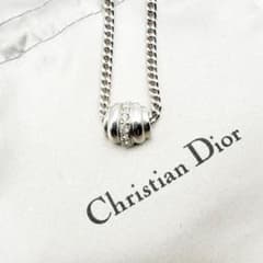 3141-3 極美品✨ Dior ネックレス CD ロゴ 希少 刻印 cm - メルカリ