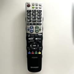 SHARP AQUOS テレビ用リモコン 本体のサムネイル
