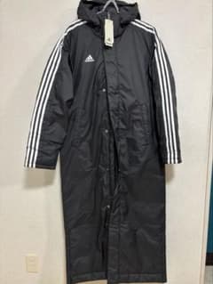 adidas ブラック ベンチコート Mサイズ KSA20 - メルカリ