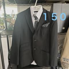 卒業式　スーツ　150 男の子　黒のサムネイル