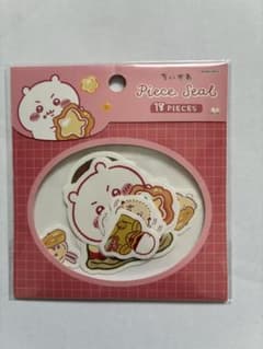 ちいかわ ピースシール 18枚セット もぐもぐ ピンク　おまけ付き♪のサムネイル