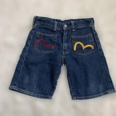 EVISU キッズ ハーフパンツ 100 デニム - メルカリ