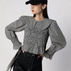 ZARA ギンガムチェック ブラウスのサムネイル