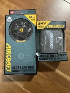 BURTLE AIRCRAFT AC09 ファン バッテリー セット - メルカリ