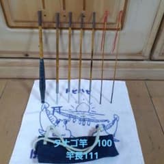 手作り 竹製 タナゴ竿 6本継ぎ+1 100 - メルカリ