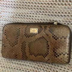 DOLCE&GABBANA蛇皮財布のサムネイル
