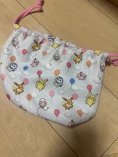 ポケモン 給食袋　巾着　ポーチ　ふうせんといっしょ