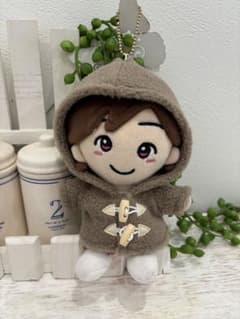 ダッフルコート グレージュ☆ちびぬい 服☆ハンドメイド なにわ男子