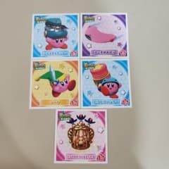 星のカービィ ステッカー 5枚セットのサムネイル