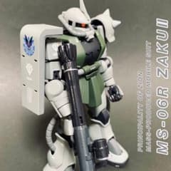 HG 1/144 ザク2 闇夜のフェンリル隊　全塗装　完成品 HG 1/144 ザク2 闇夜のフェンリル隊 全塗装 完成品 - メルカリ
