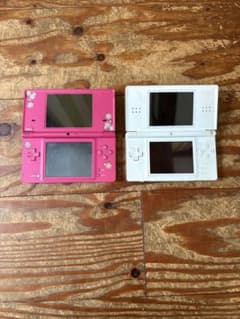 DS Lite 本体 2台セット ピンク 白 動作未確認 ジャンクふのサムネイル
