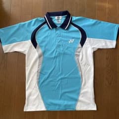 YONEX 吸汗速乾 ポロシャツ 水色のサムネイル