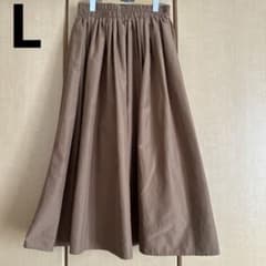 ブラウン スカート Lサイズ