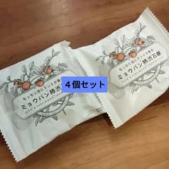 【4個セット】ミョウバン柿渋石鹸　ナチュラルクリアソープ 80g サンテラボ石鹸のサムネイル