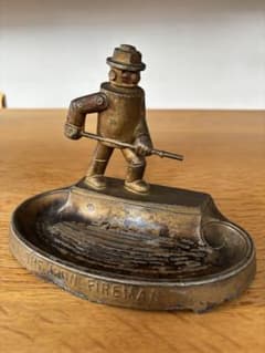 IRON FIREMAN ジャンク　30s 40s 灰皿　アイロンファイアーマン IRON FIREMAN ジャンク 30s 40s 灰皿 アイロンファイアーマン - メルカリ
