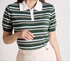 Herlipto Multi Border Polo Topのサムネイル