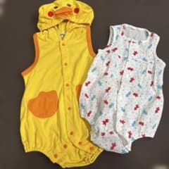 ノースリーブ　ロンパース 2点セット 80cmのサムネイル