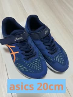asics ネイビー オレンジ スニーカーのサムネイル